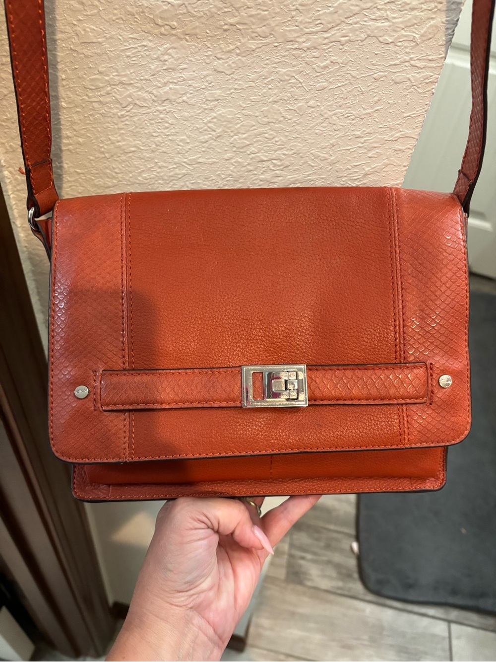 Clarks Brown Leather Shoulder Bag
